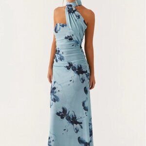 Peppermayo - Songbird Maxi Dress - Blue Black Floral